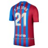 Camiseta de fútbol FC Barcelona Frenkie De Jong 21 Primera Equipación 2021/22 - Hombre